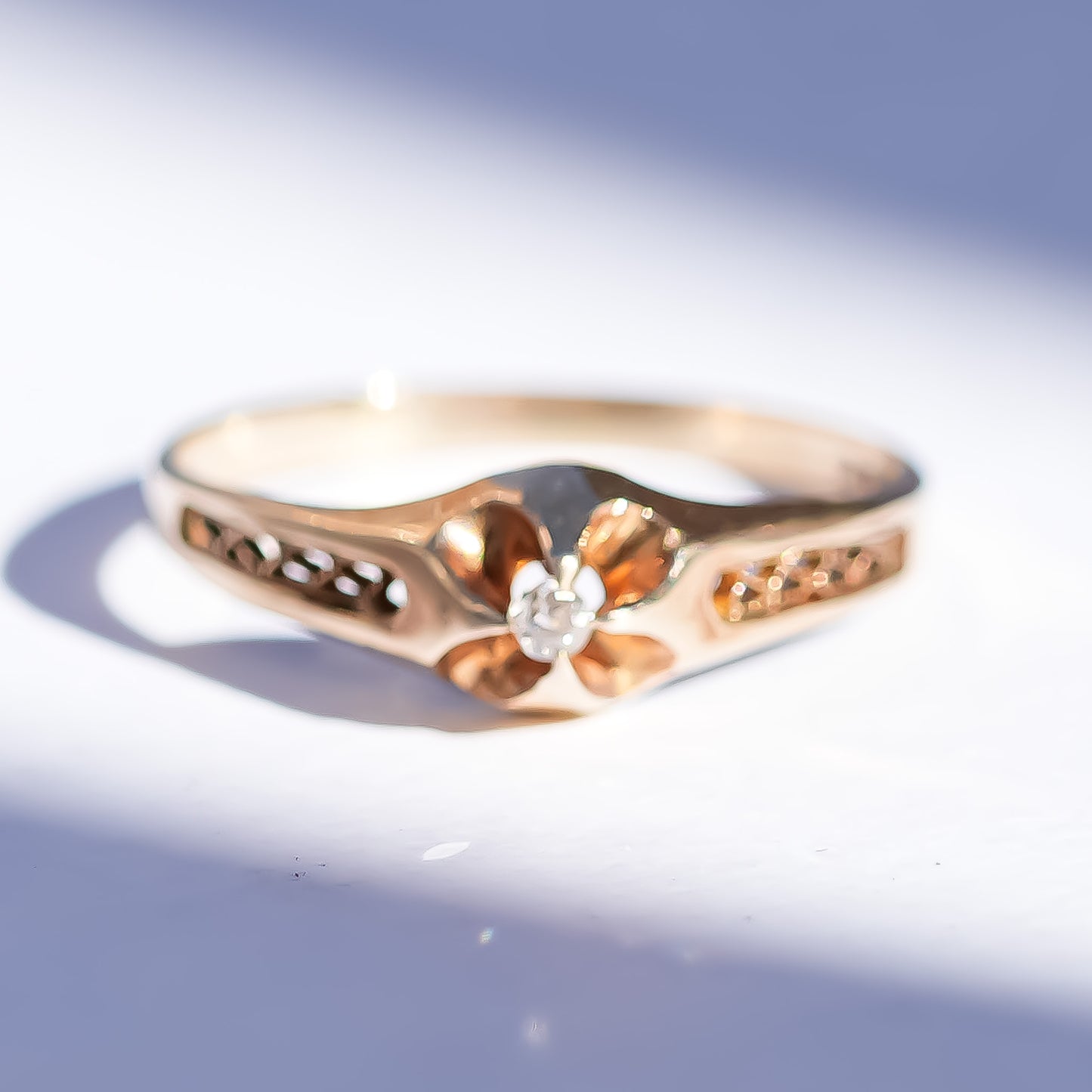 BABY RING / DIAMOND / 14K / #2