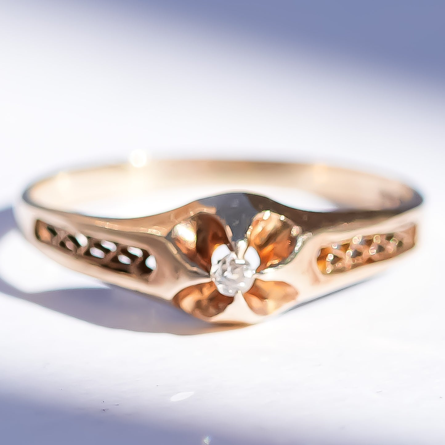 BABY RING / DIAMOND / 14K / #2
