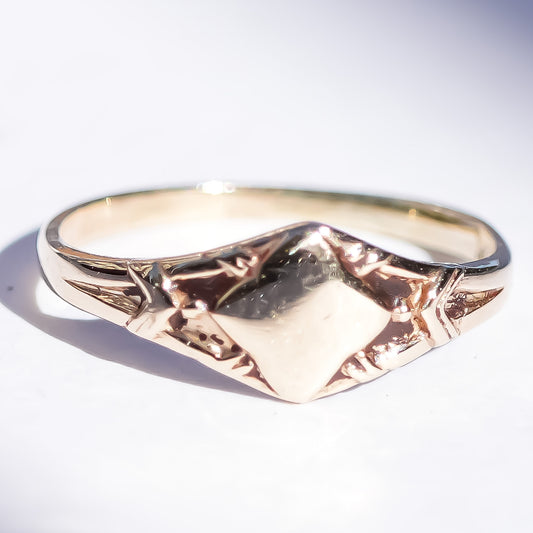 BABY RING /  SQUARE / 10K / #0