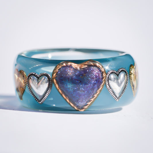 LOVE RING / BLUE / #4