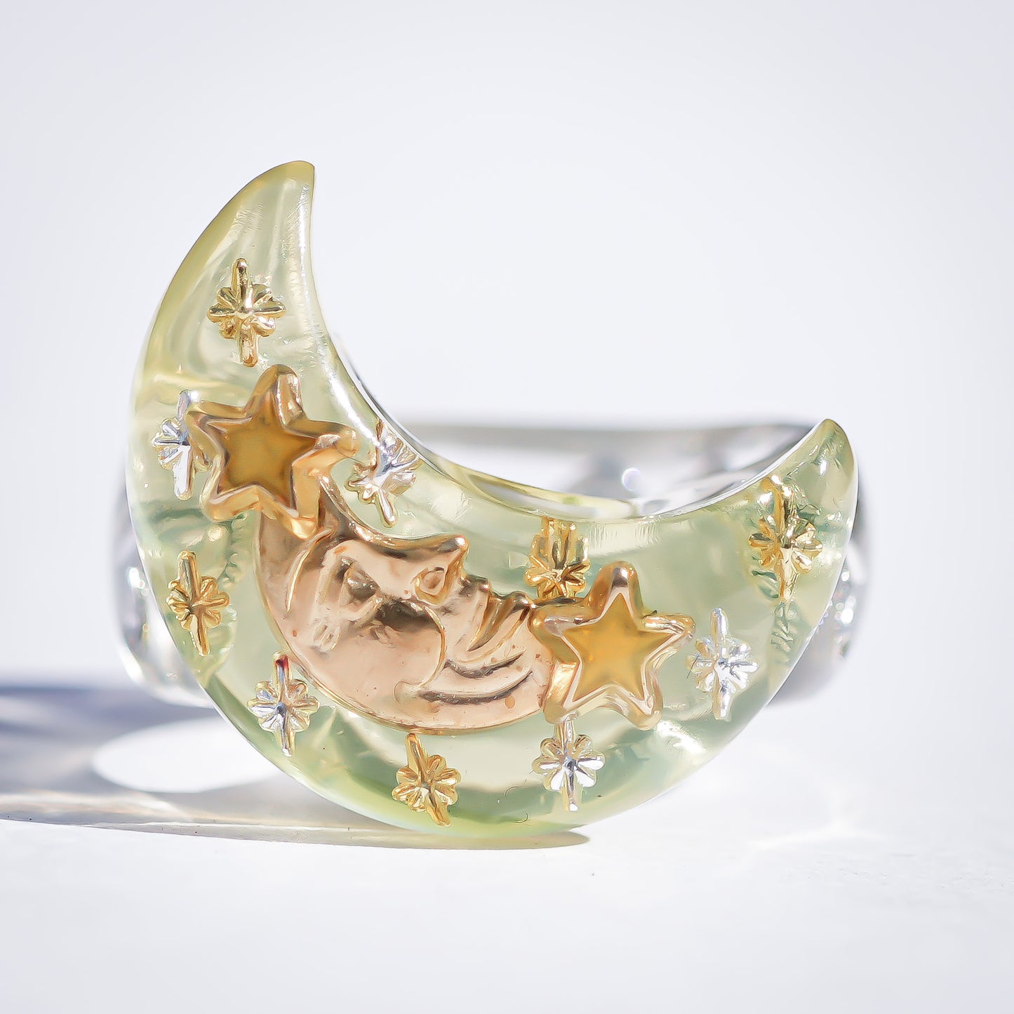 MOON RING / YELLOW / #5