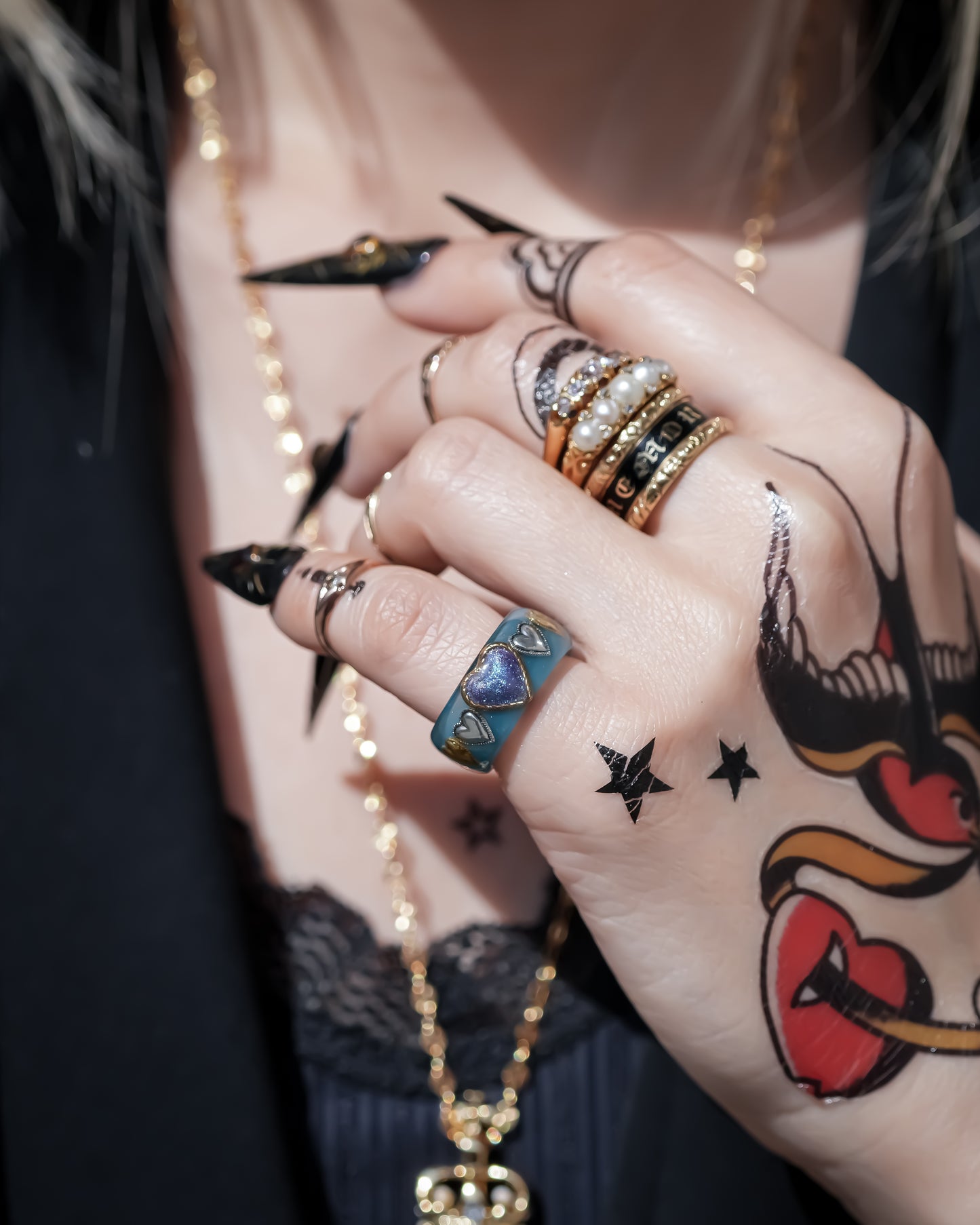 LOVE RING / BLUE / #4