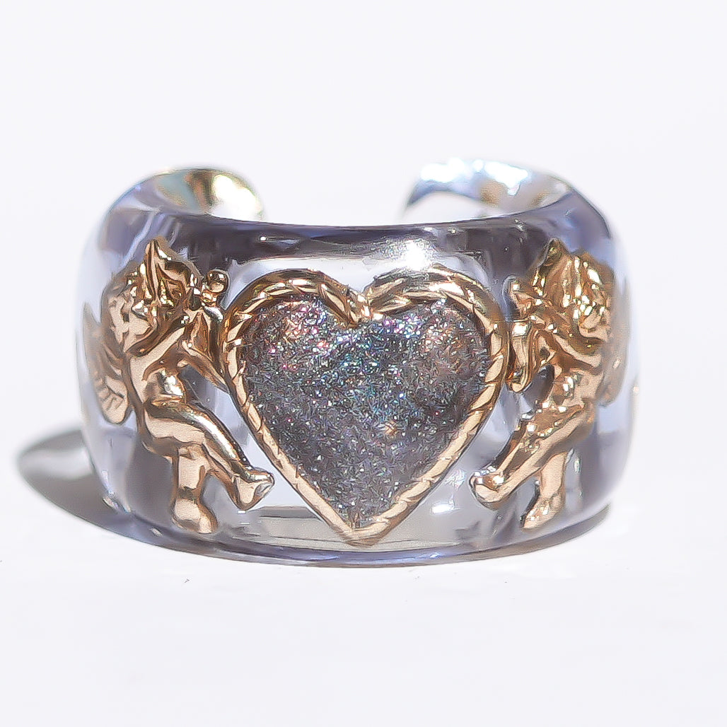ANGEL EARCUFF / HEART / BLUE / BLUE