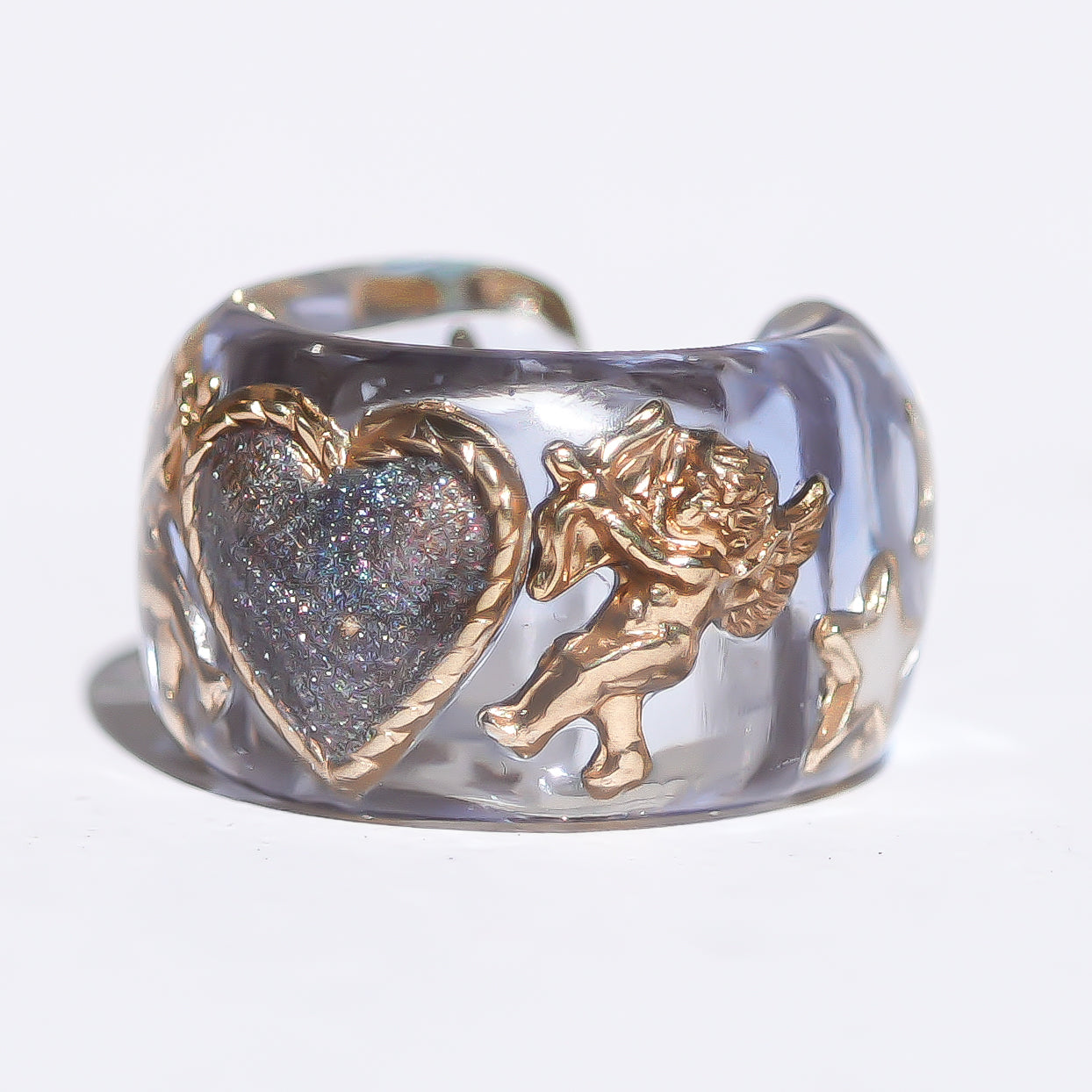 ANGEL EARCUFF / HEART / BLUE / BLUE