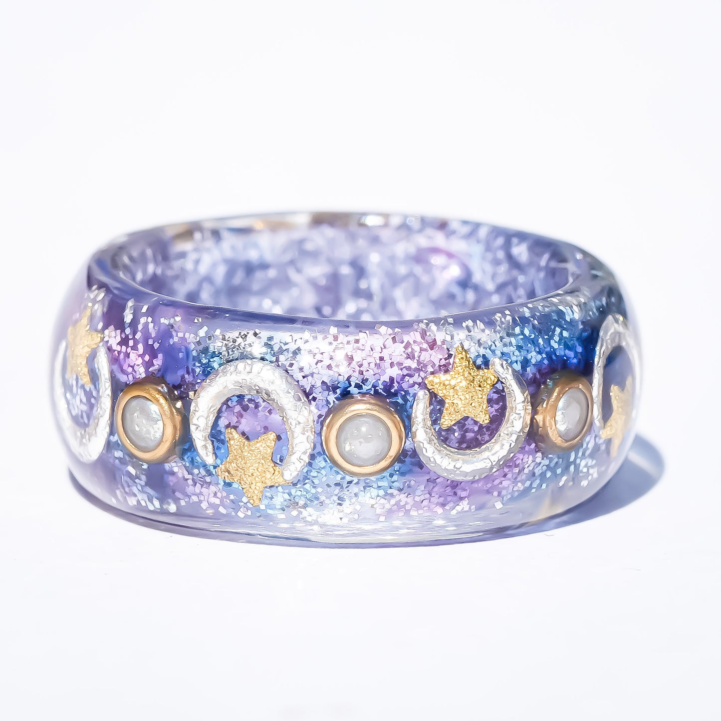 MOON & STAR RING / GALAXY / #13