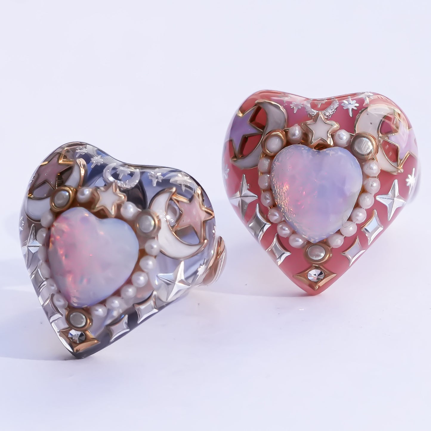 Starlight Opal Dream Ring – Smoky Gray / #10