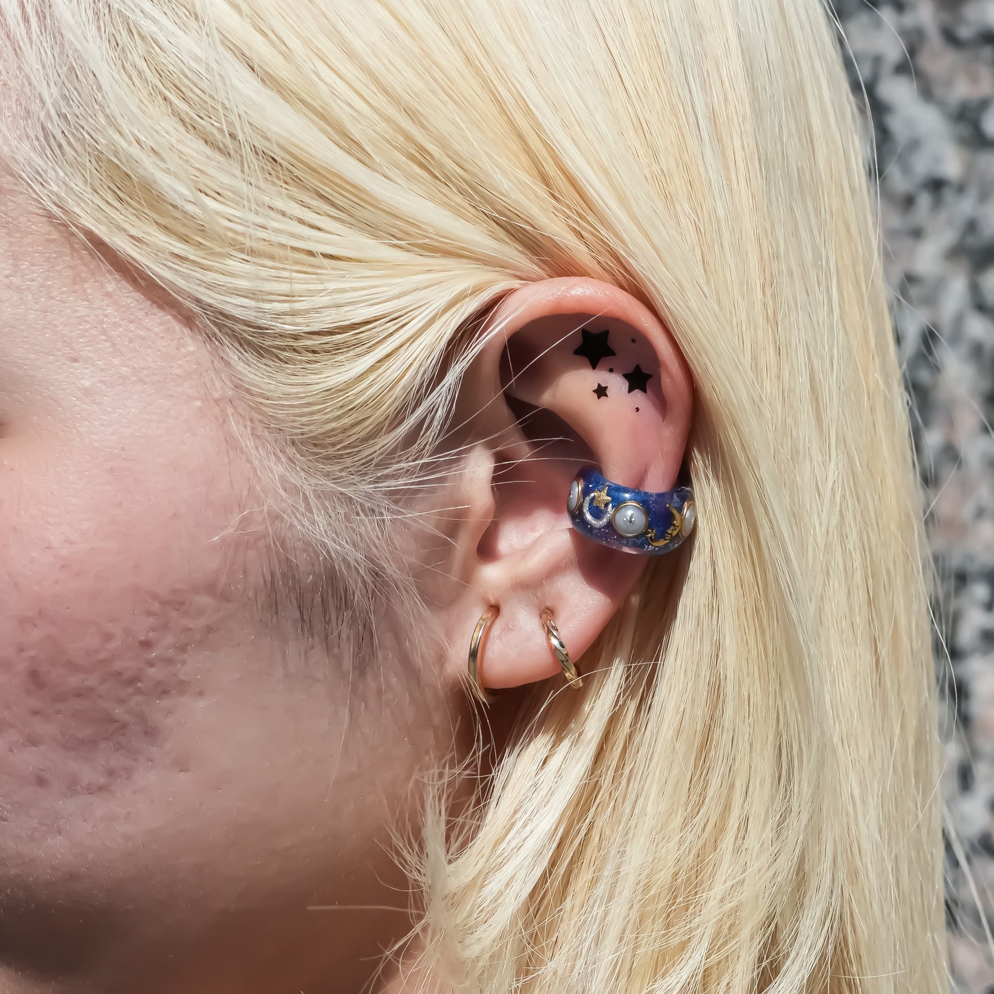 MOON & STAR EARCUFF / GALAXY 2