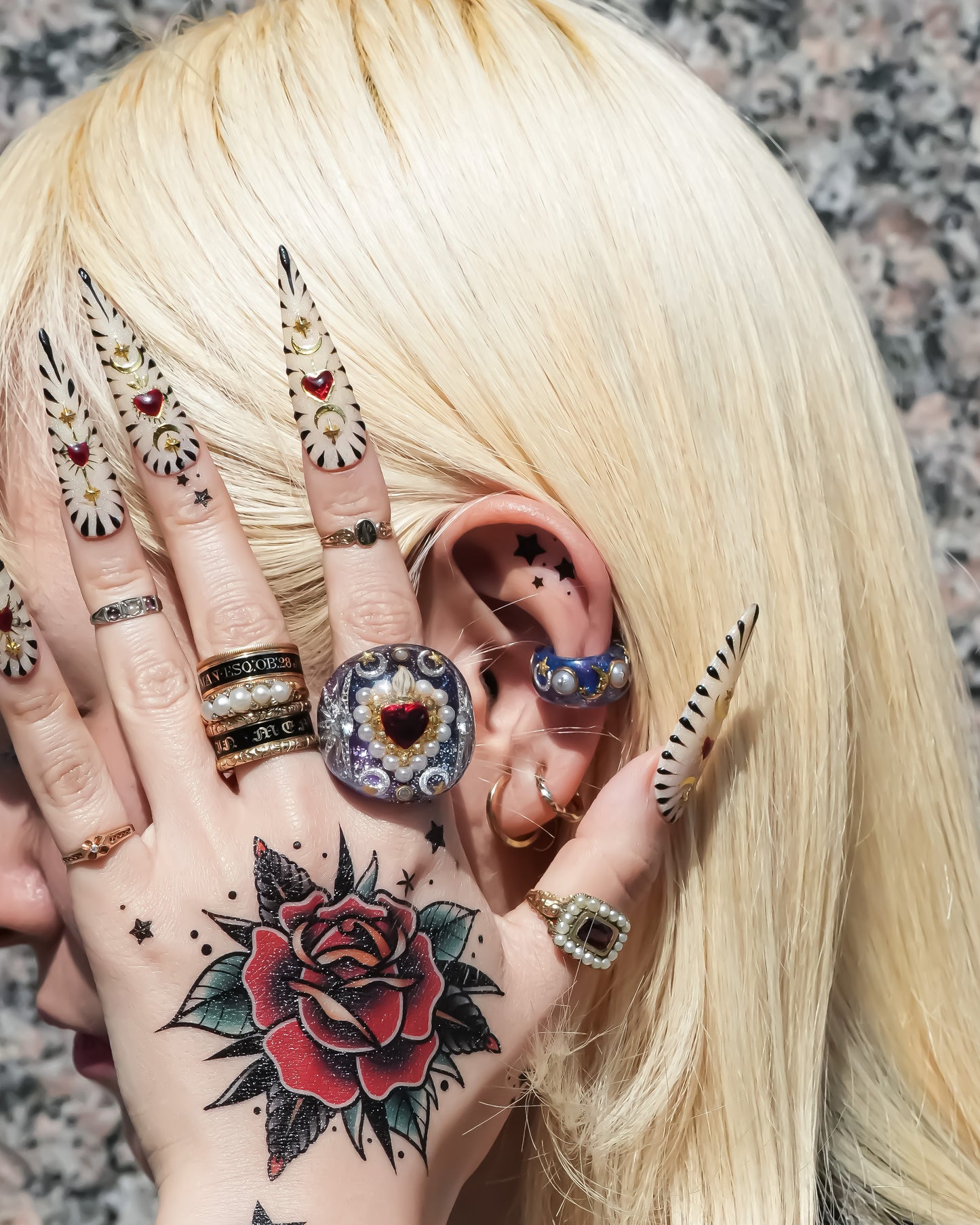 MOON & STAR EARCUFF / GALAXY 2