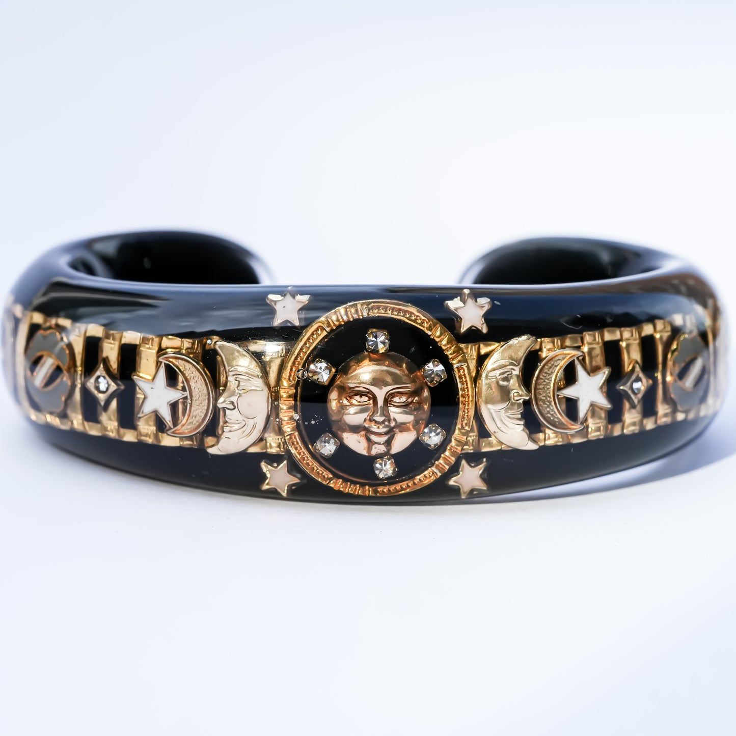 SUN & MOON BRACELET / BLACK
