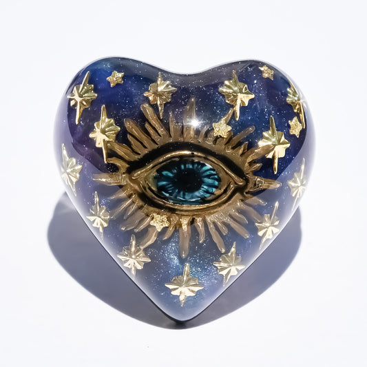 EYE HEART RING / GALAXY