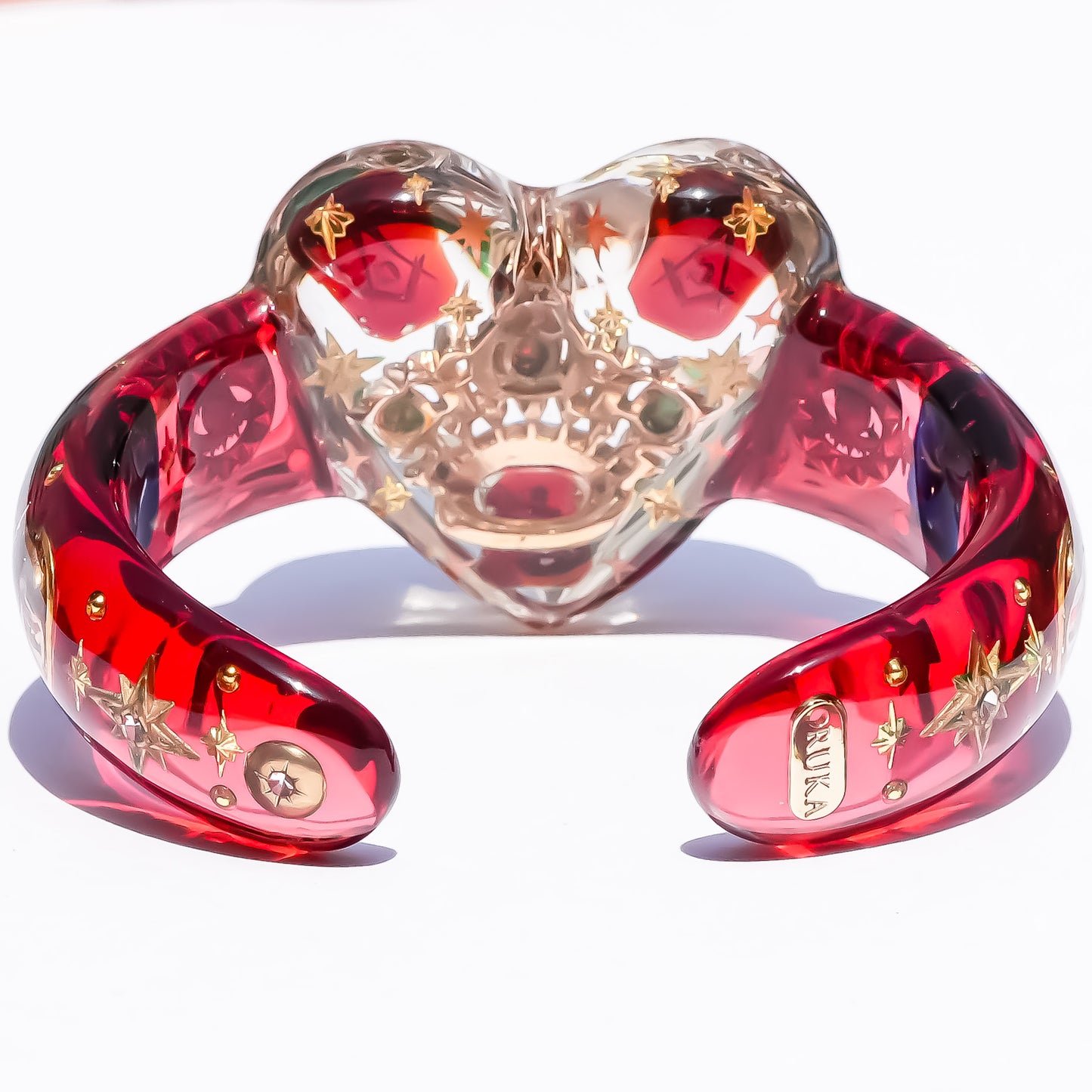 LOVE BRACELET / HEART / MASONIC / RED