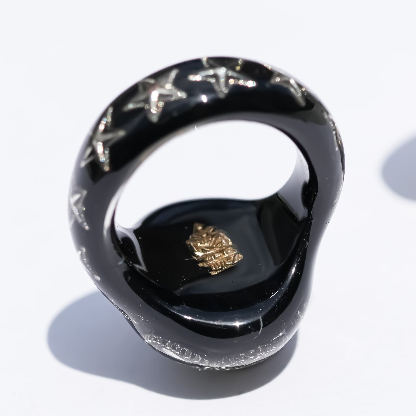 LOVE RING / TURQUOISE / HEART / BLACK / #12
