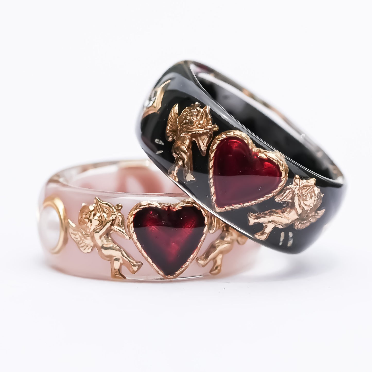 ANGEL RING / HEART / BLACK / RED #12 #13 #17