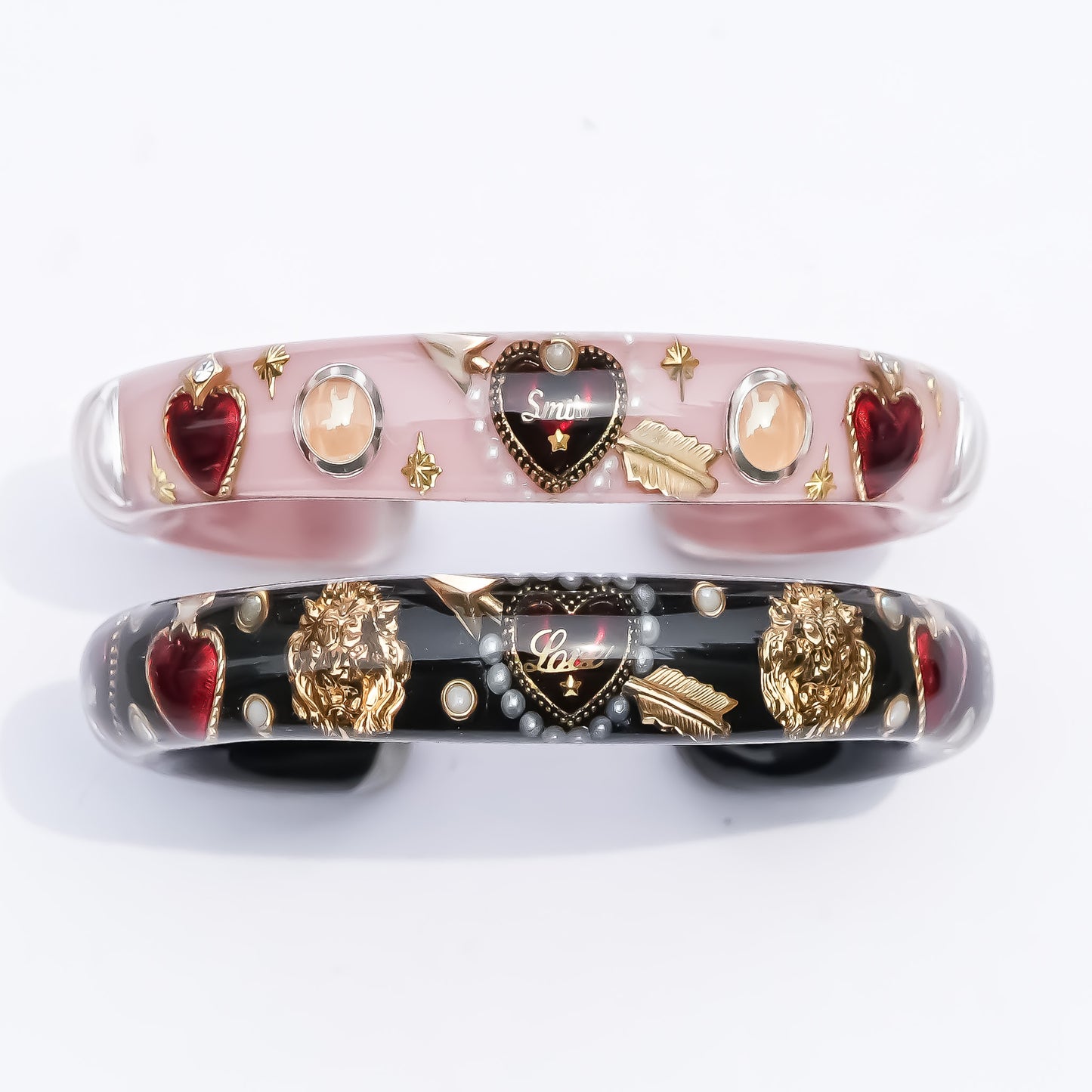 LOVE BRACELET / ARROW HEART / PEARL / BLACK