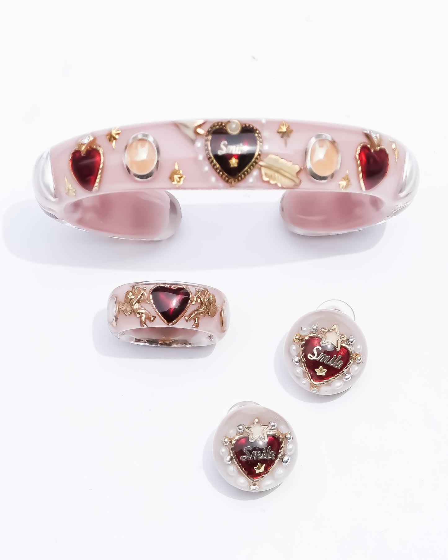 ANGEL RING / HEART / BLACK / RED #12 #13 #17