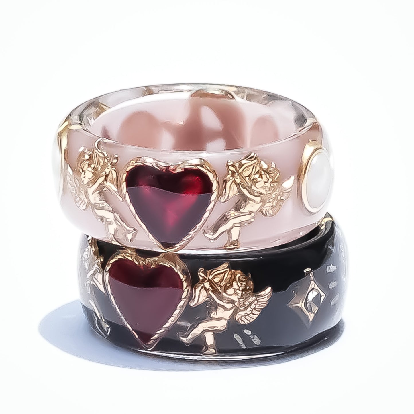 ANGEL RING / HEART / BLACK / RED #12 #13 #17