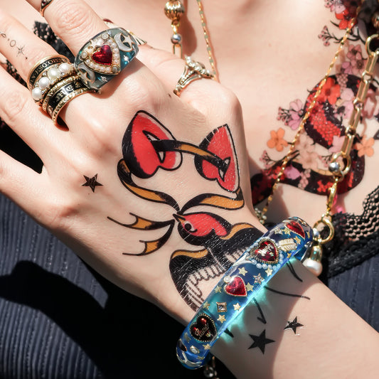 LOVE BRACELET / ARROW HEART / BLUE