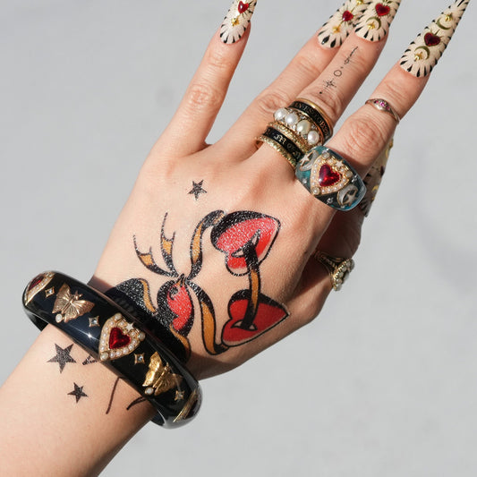 LOVE BRACELET / HEART / BUTTERFLY / BLACK