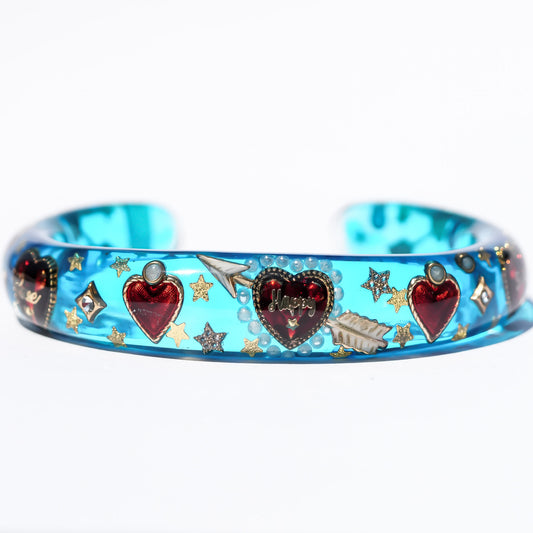 LOVE BRACELET / ARROW HEART / BLUE
