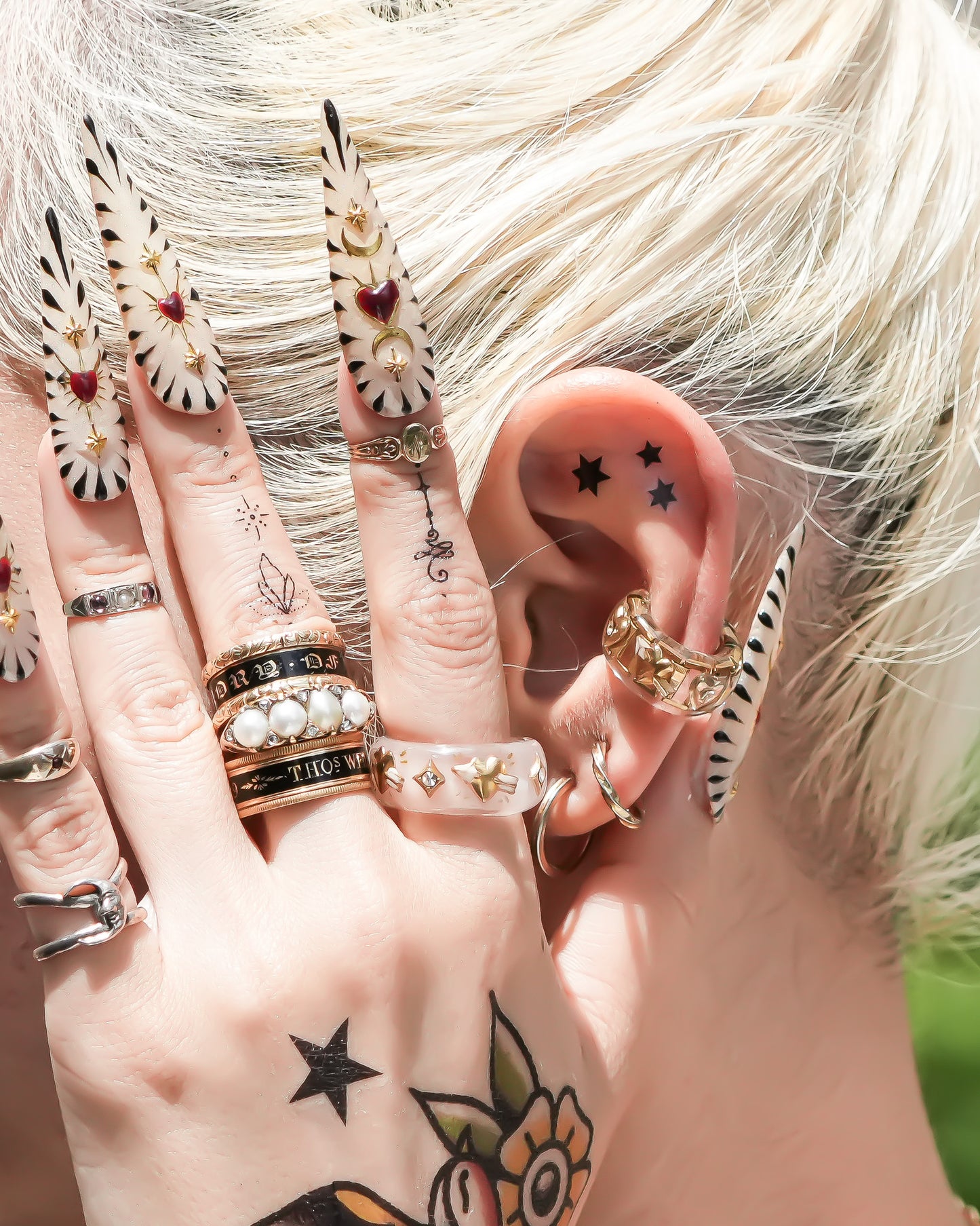 LOVE RING / HEART / SMOKY PINK / #12 #13