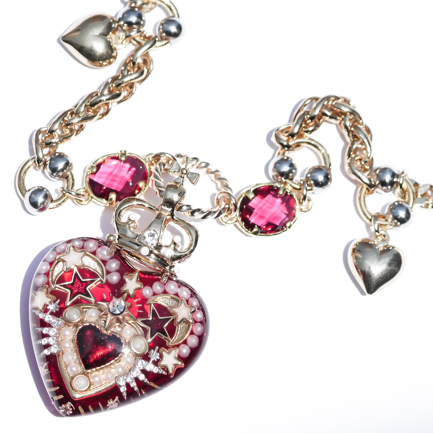 LOVE NECKLACE / HEART / RED
