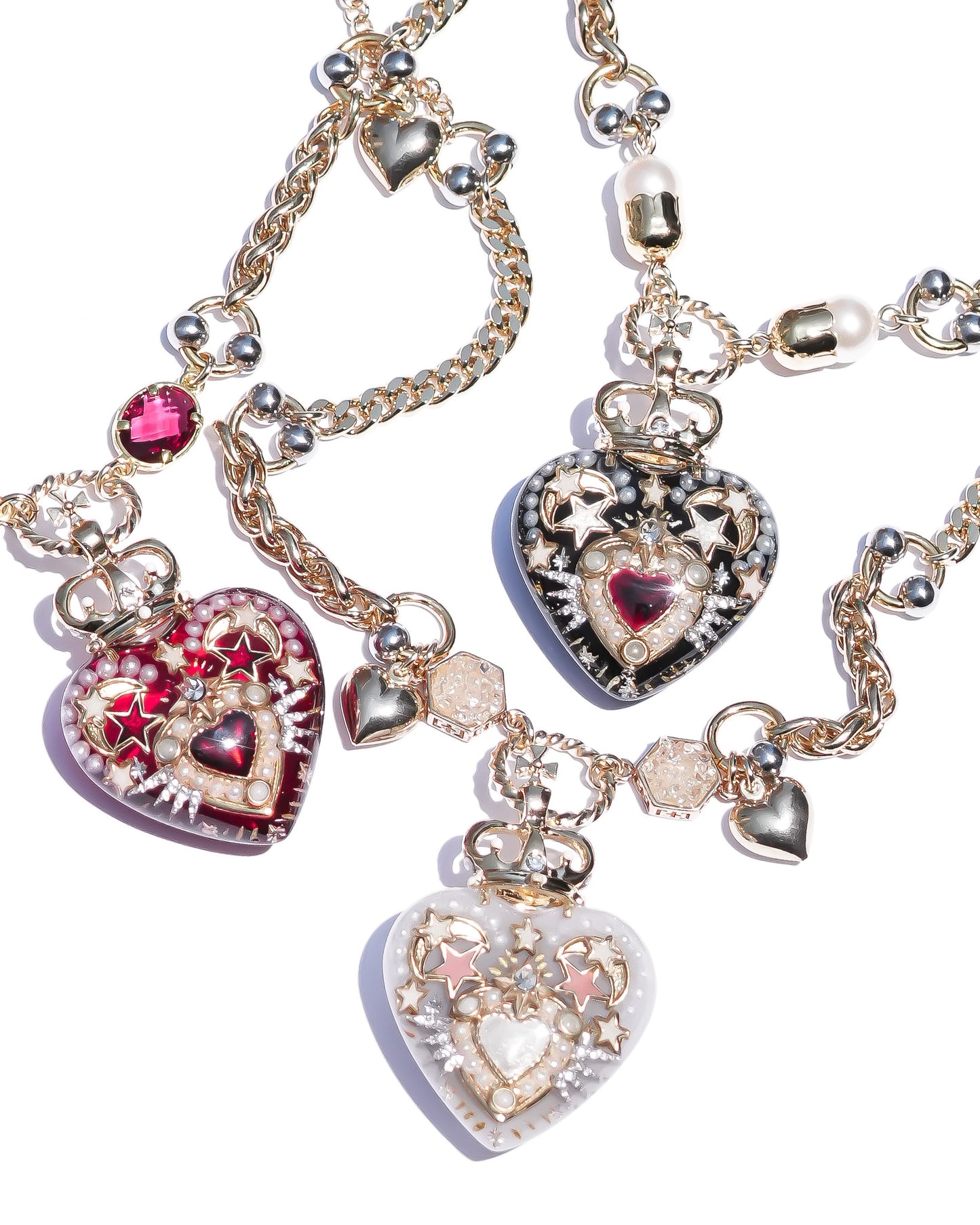 LOVE NECKLACE / HEART / BLACK