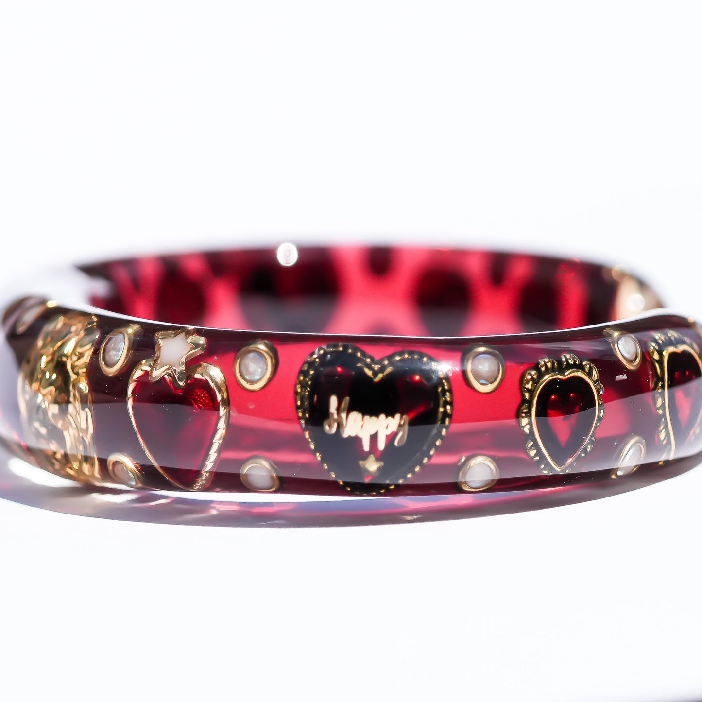 LOVE BRACELET / ARROW HEART / LION / RED