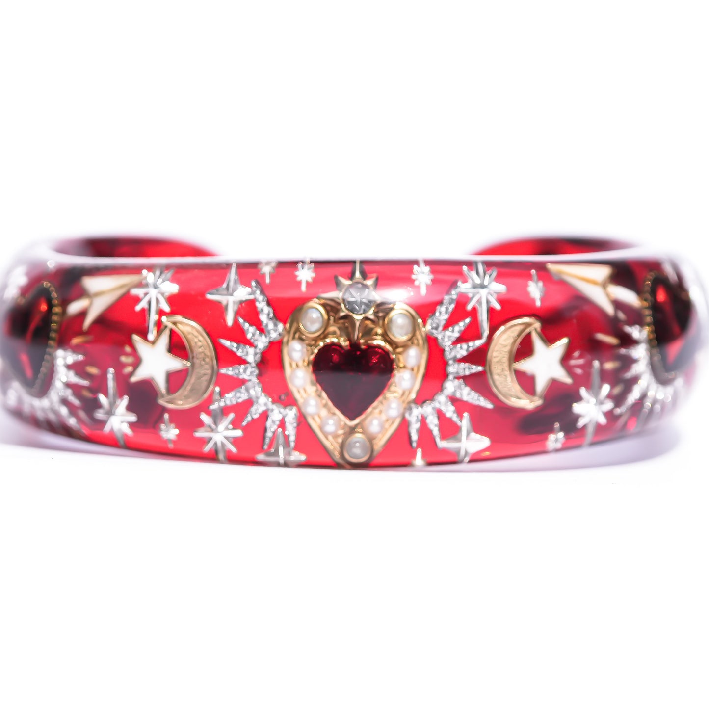 LOVE BRACELET / ARROW HEART / RED