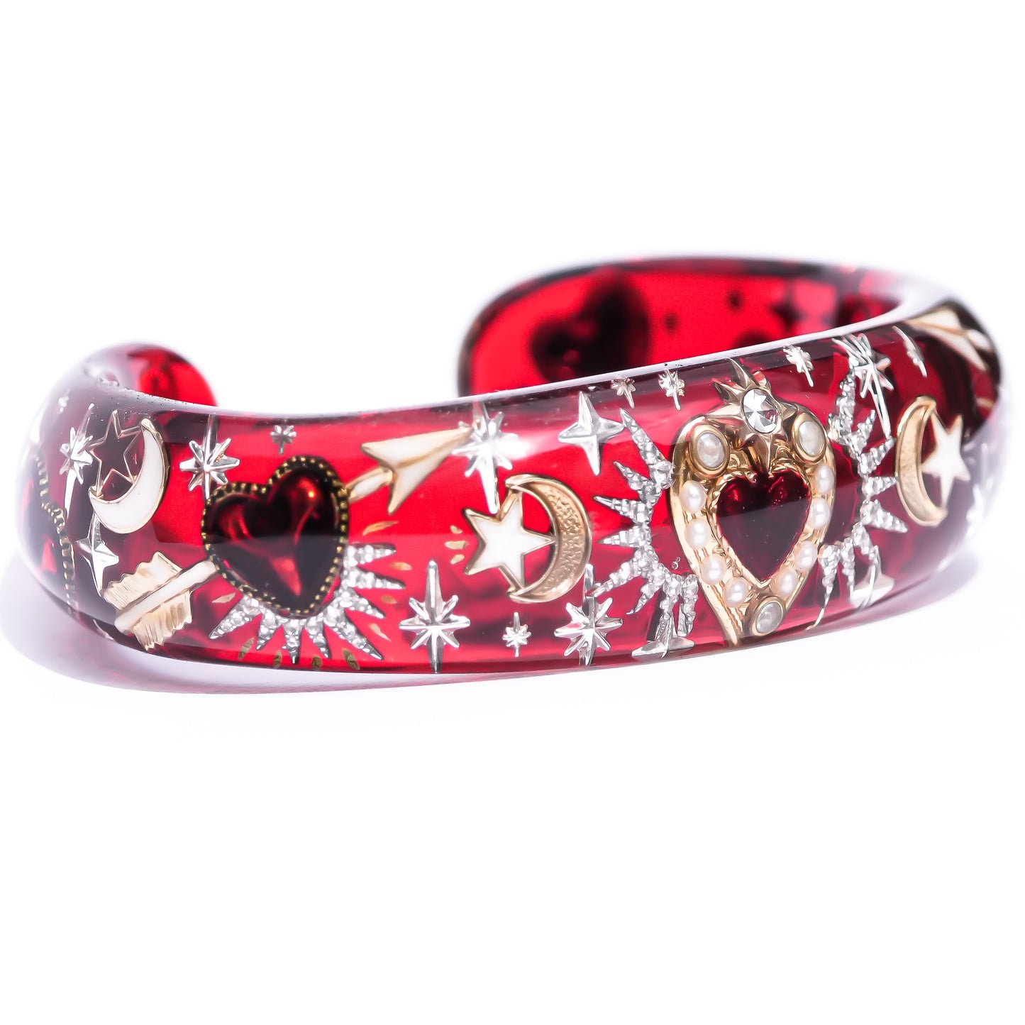 LOVE BRACELET / ARROW HEART / RED