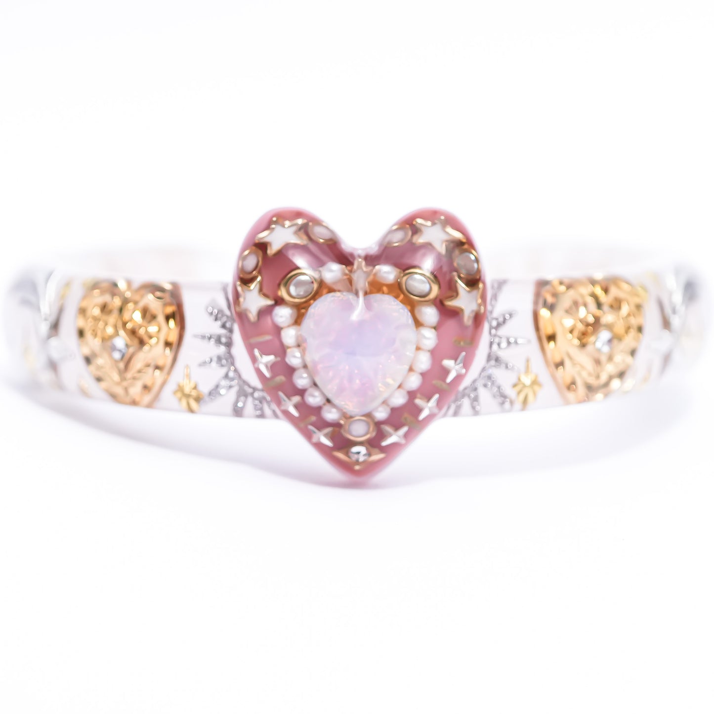 LOVE BRACELET / SMOKY PINK / PINK OPAL 2