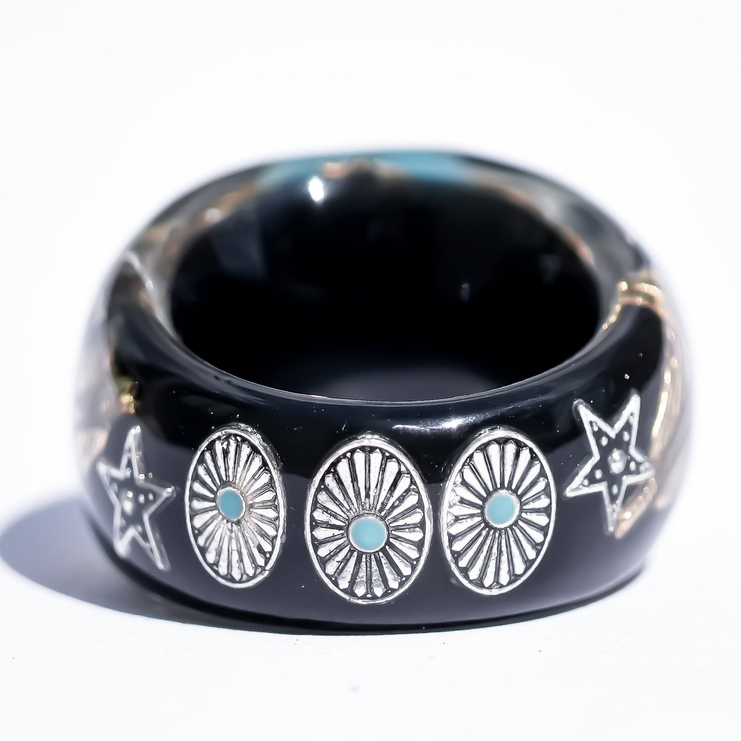 LOVE RING / HEART / WING / TURQUOISE / BLACK / #11