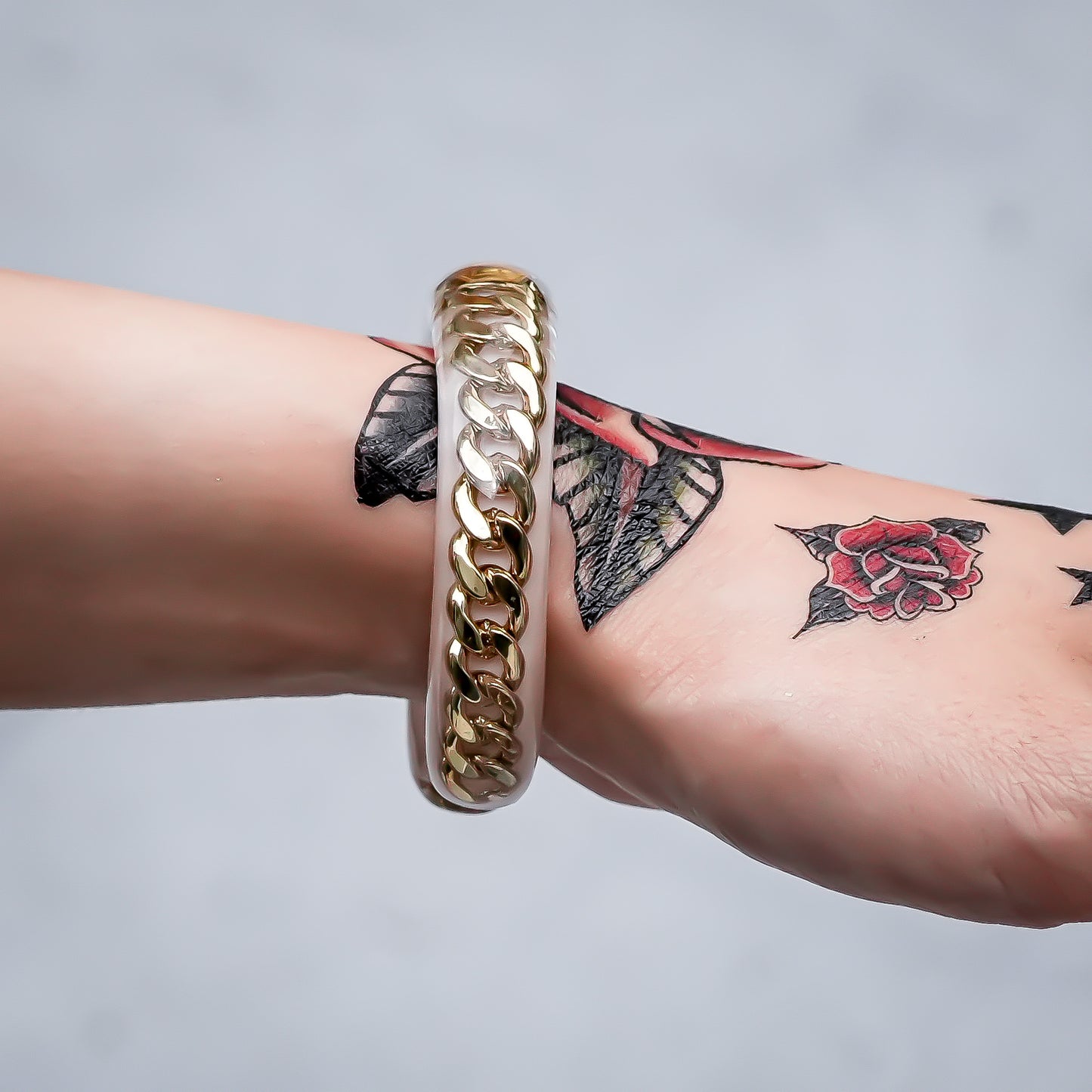 LOVE BRACELET / BABY / GOLD / SMOKY PINK