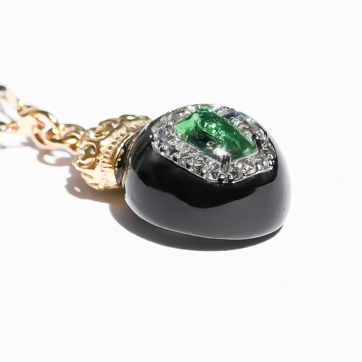 Miniature Ornament Necklace / Jewel Green