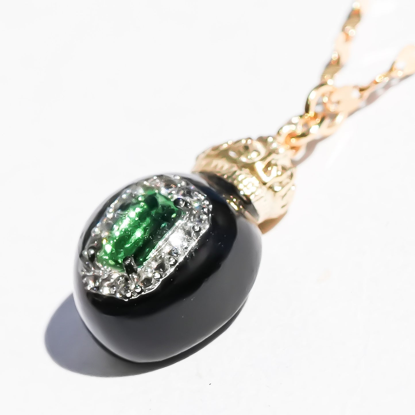 Miniature Ornament Necklace / Jewel Green