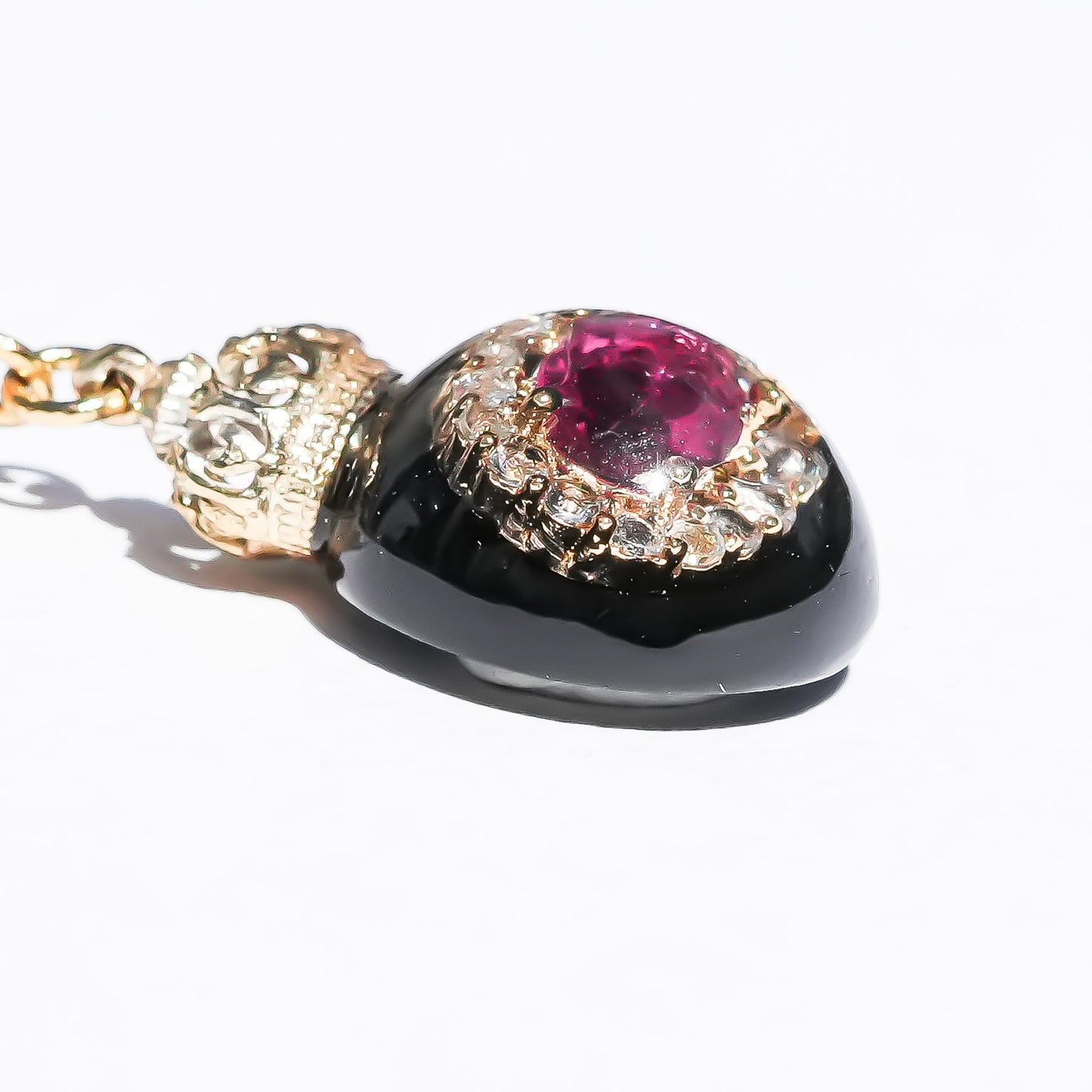 Miniature Ornament Necklace / Jewel Pink