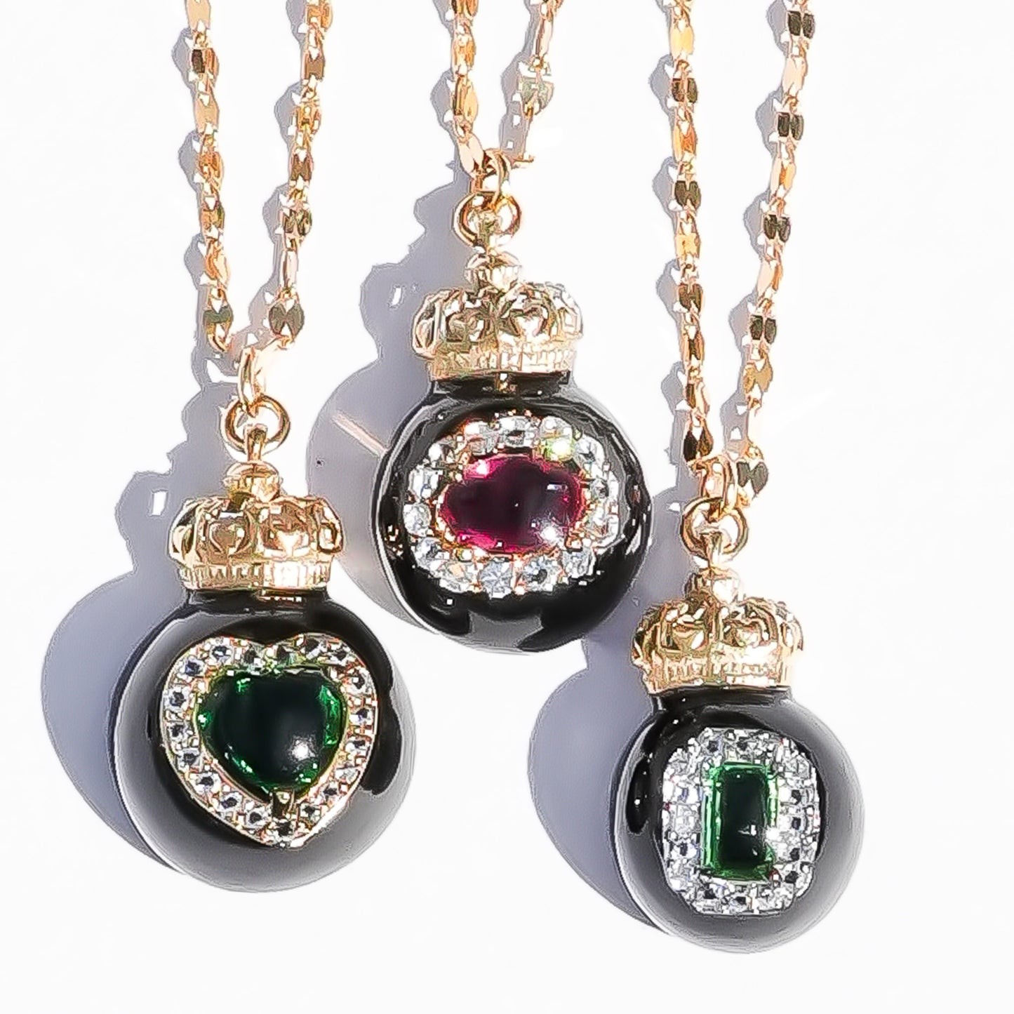 Miniature Ornament Necklace / Jewel Green