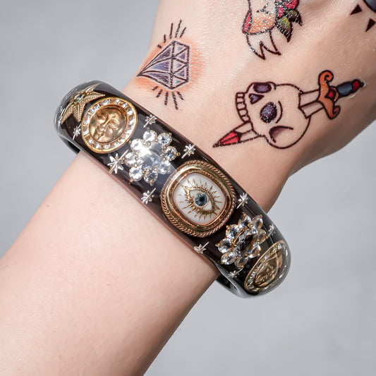 Celestial Eye Bracelet - Smoky Brown