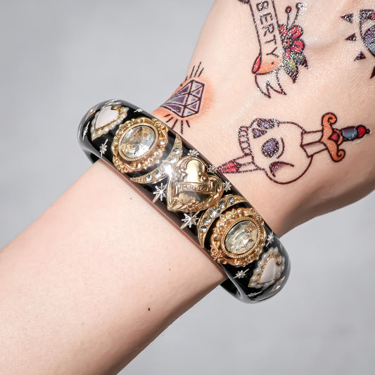Midnight Sweetheart Bracelet - Black