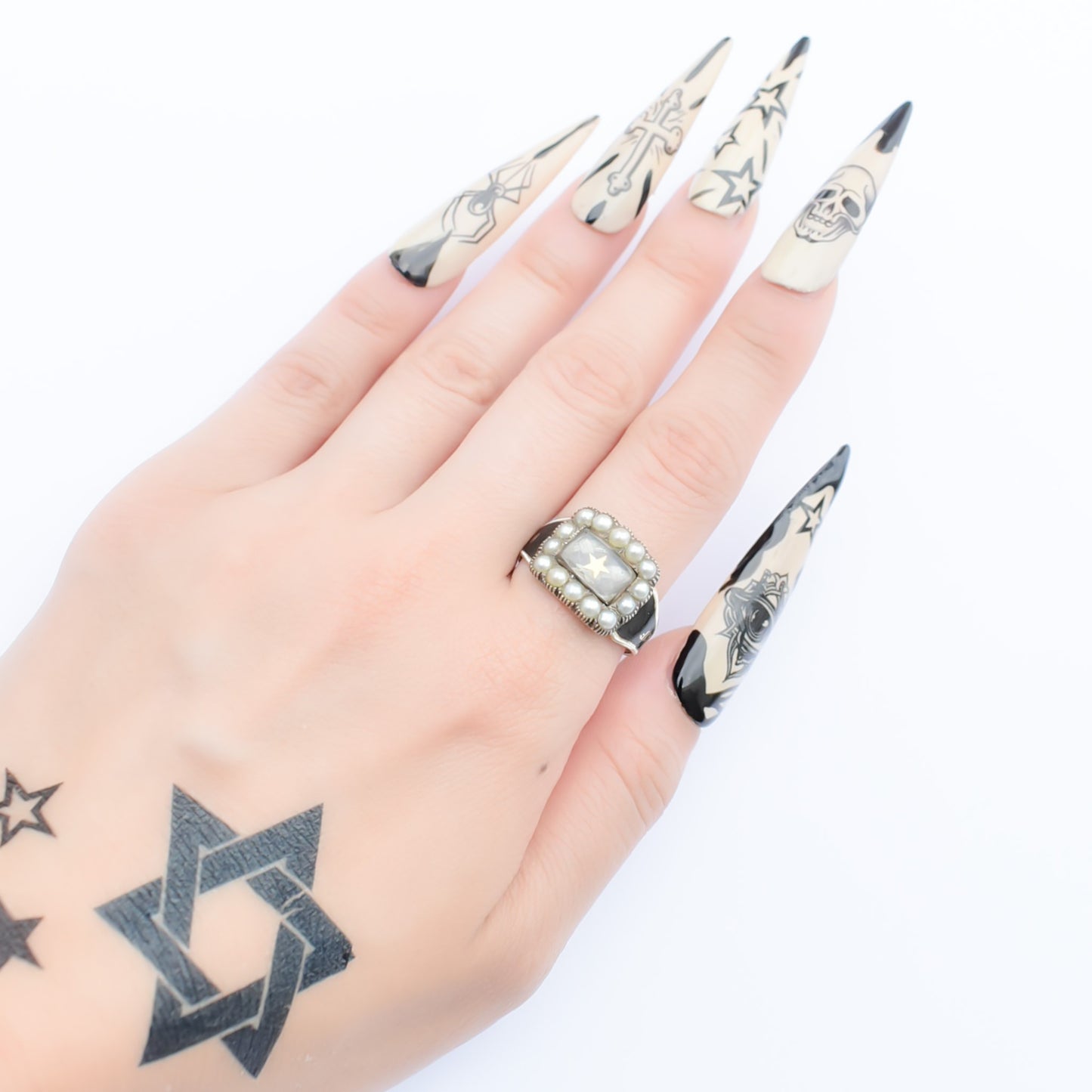 MOURNING RING / LONDON / 18K / #16