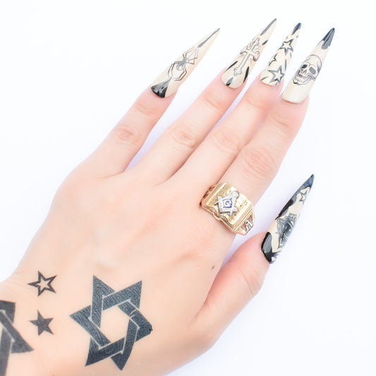 BOOK MASONIC RING / USA (10K) #22