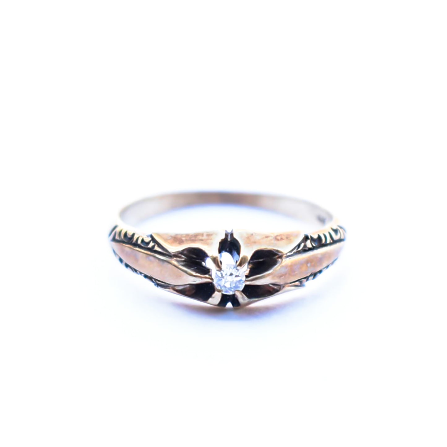 DIAMOND RING / USA / 14KYG / #12