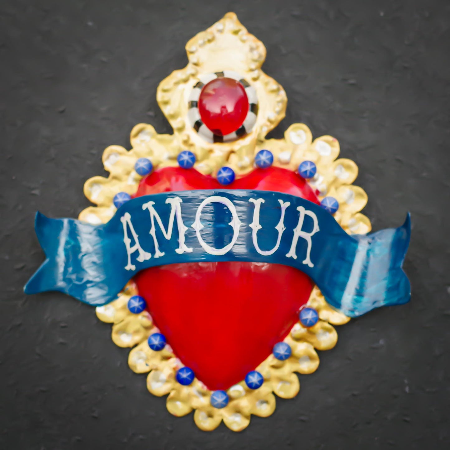 HEART DECOR / RED BLUE【 AMOUR】