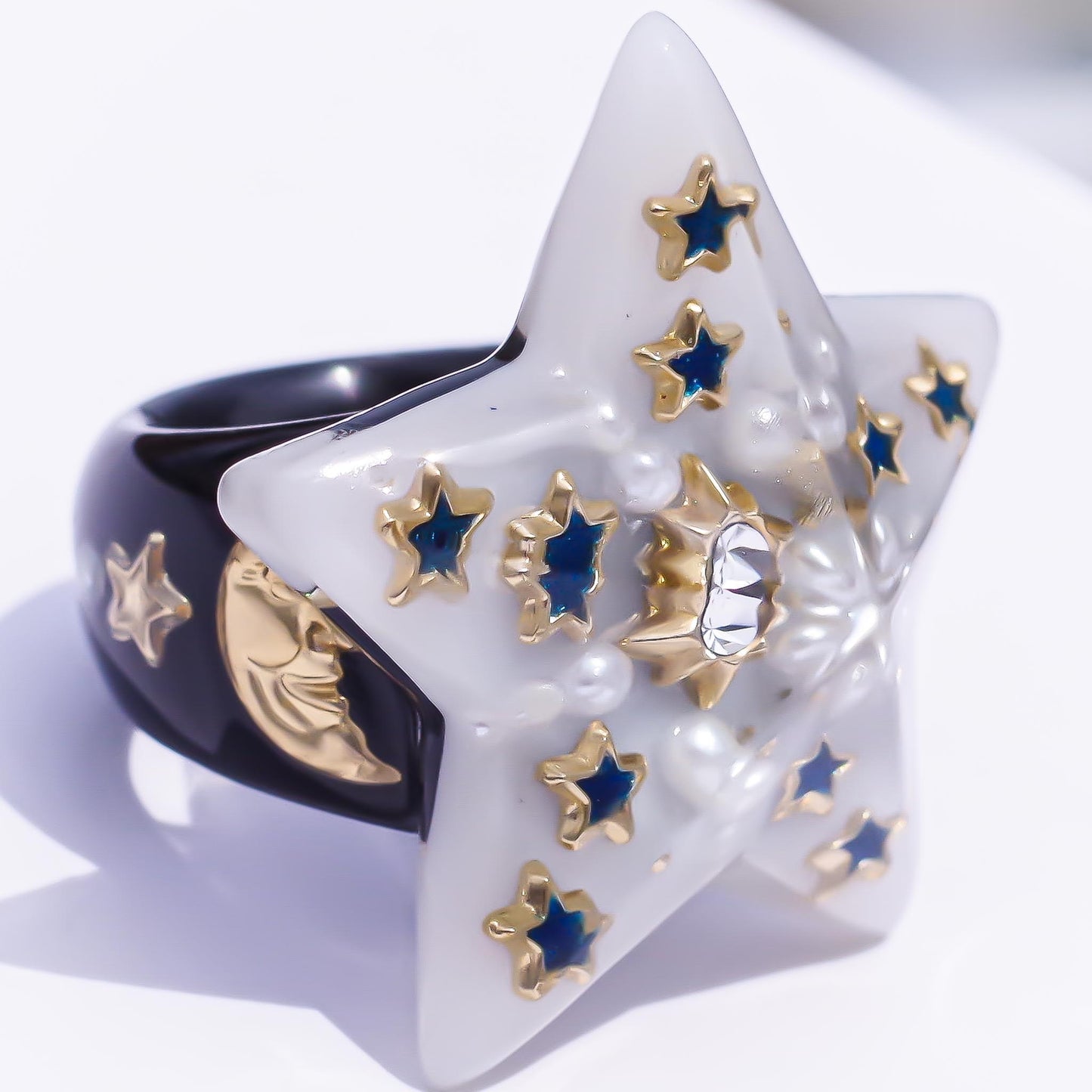 MAGICAL RING / STAR / WHITE / #12