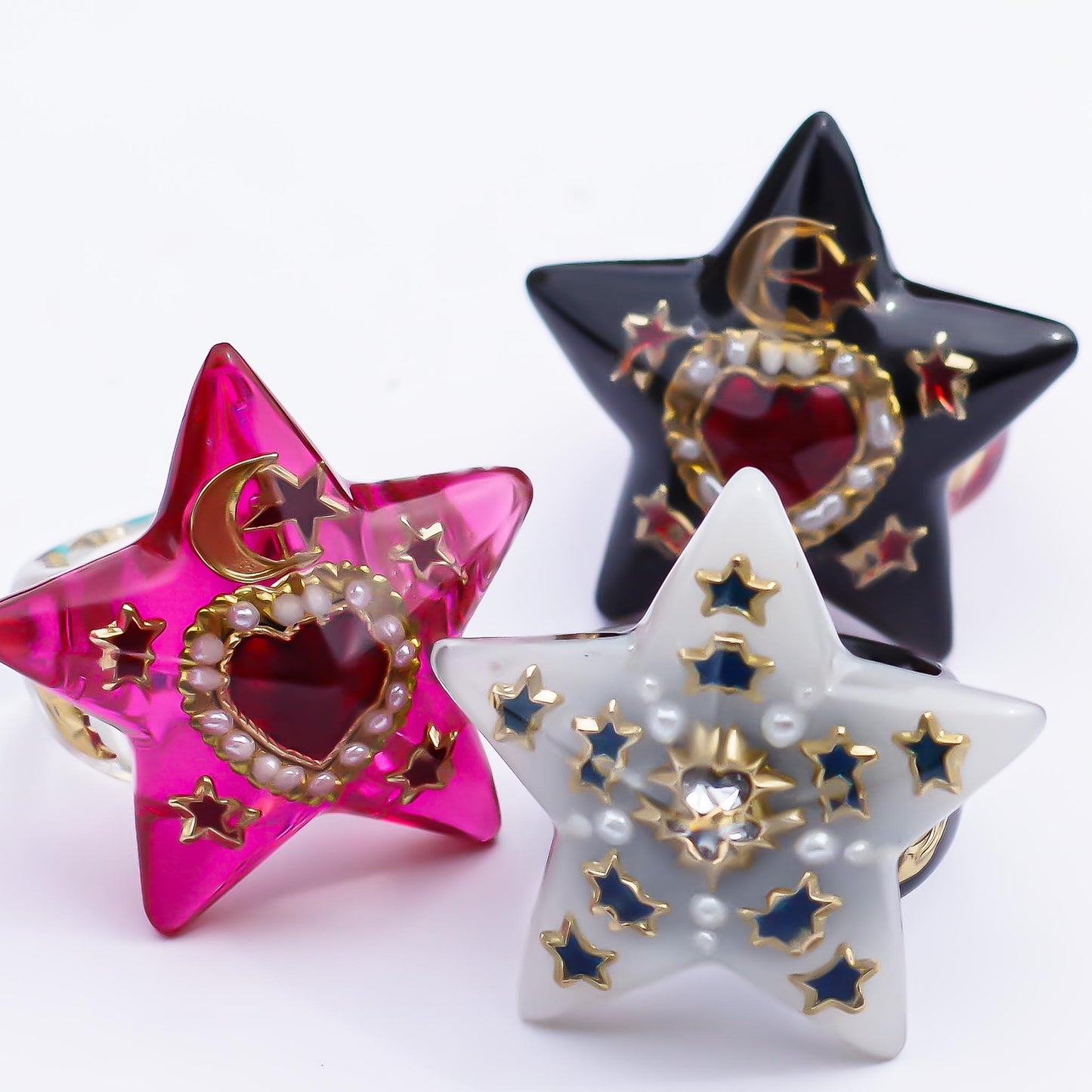 MAGICAL RING / STAR / WHITE / #12