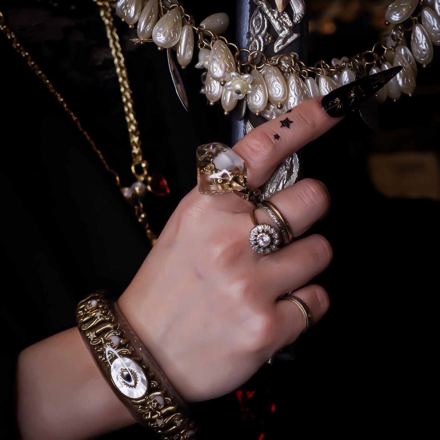 MEMENTO MORI RING / DIAMOND / #12