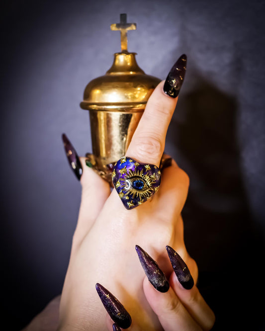 EYE HEART RING / GALAXY