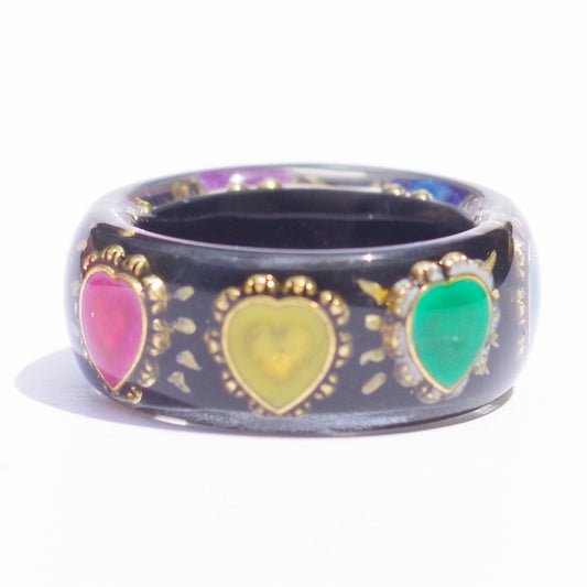 LUCKY 7 RING / HEART / BLACK / #11
