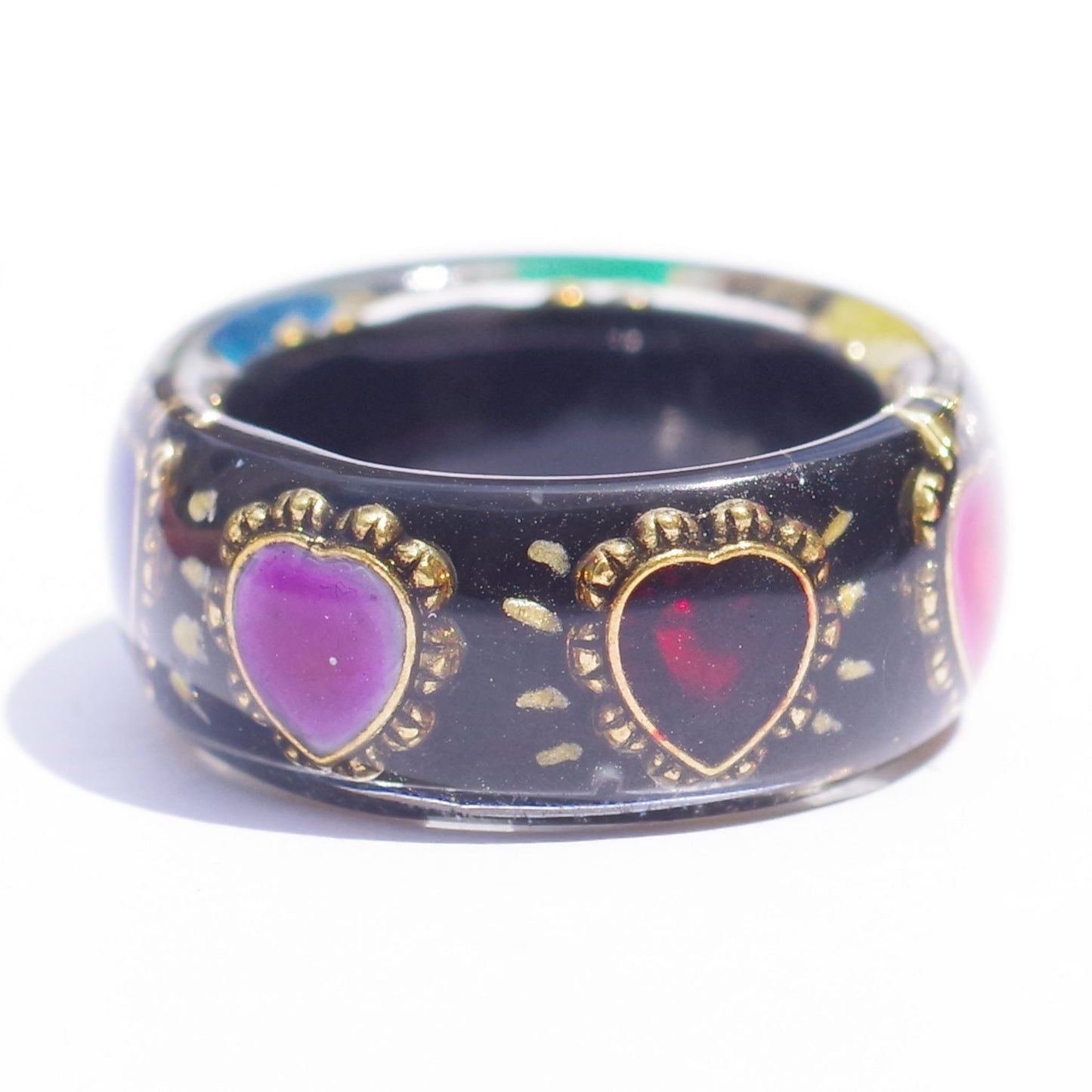 LUCKY 7 RING / HEART / BLACK / #13