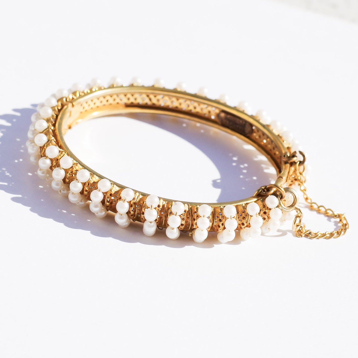 PEARL BRACELET / GOLD / MIRIAM HASKELL