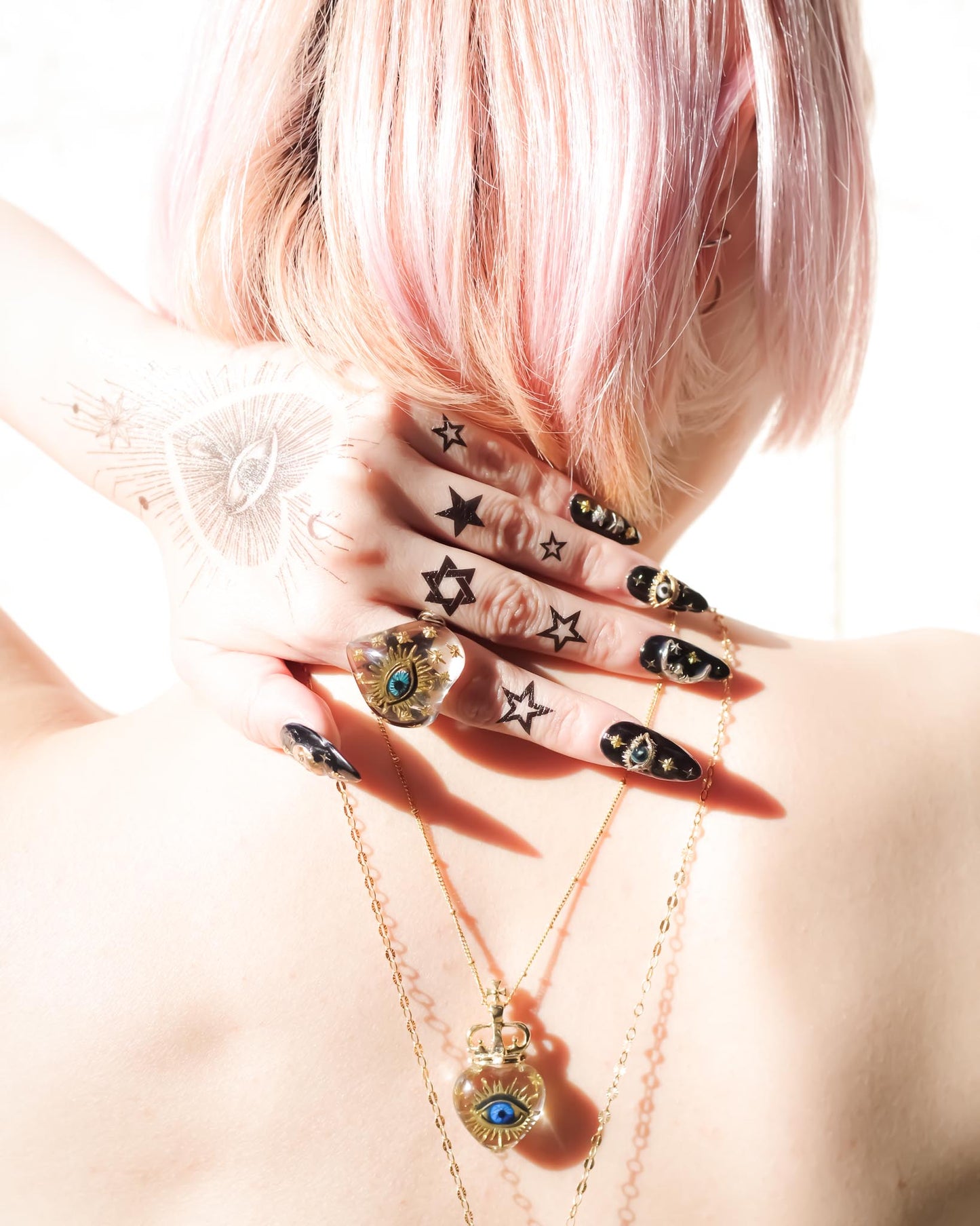 EYE HEART RING / CLEAR / #11 #13 #15